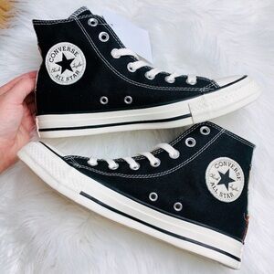 Converse Black and White High-Top Sneakers